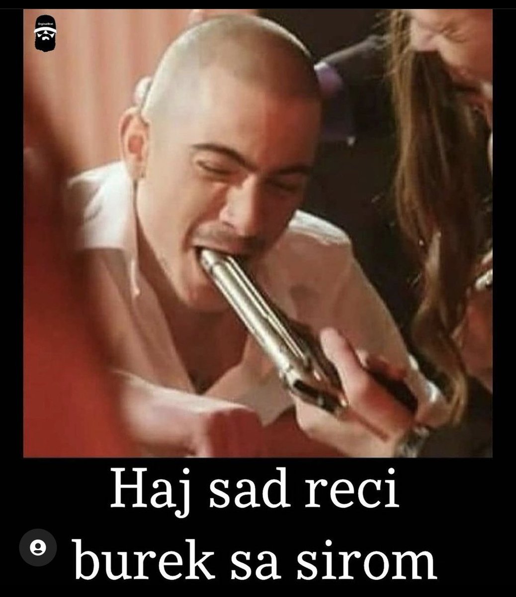 OrginalBrat's tweet photo. Haj sad 😂😂

#orginalbrat #smješno #volivasbrat #burek #bureksasirom https://t.co/kjSk74uEfj