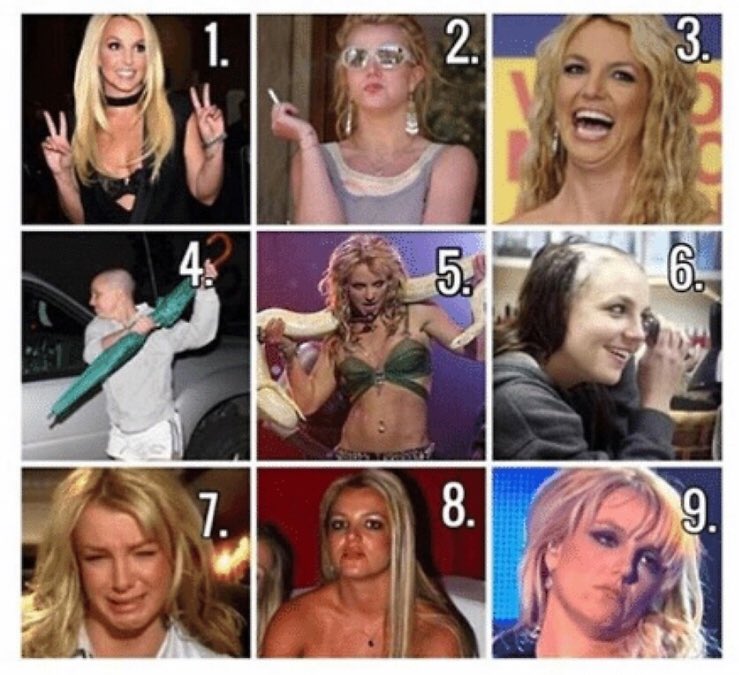 First week back to work is over you beautiful people...which Britney are you channeling this fine Friday evening!? 🤷🏼‍♀️😂🥴😩😀🙃😂🤣 #howyoufeeling