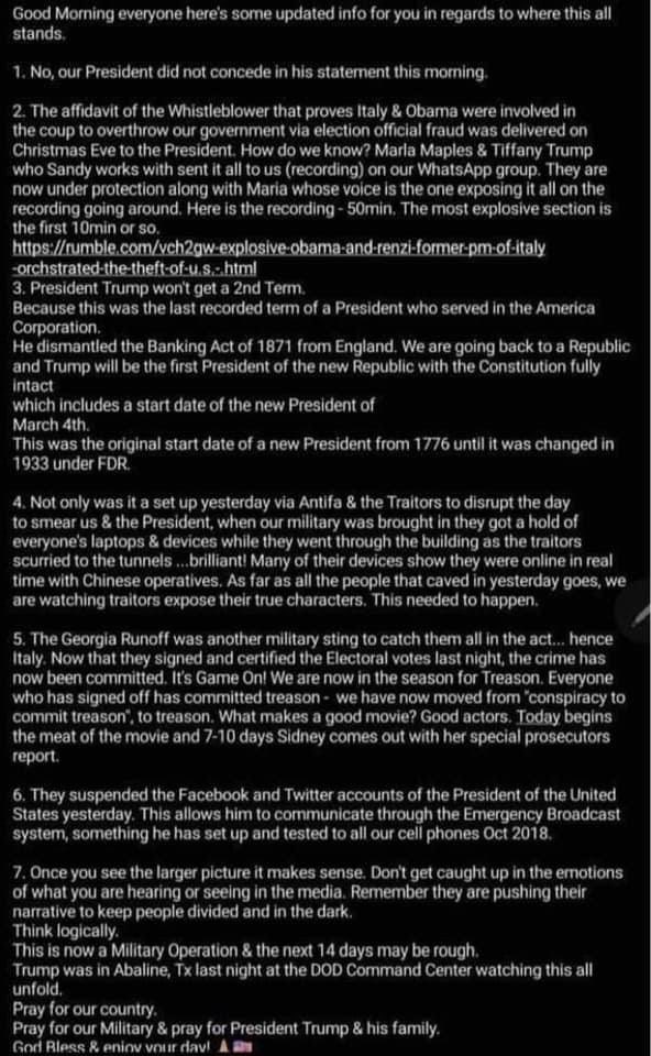 Patriots in control.  Read this👇👇
@PepeMatter @PepeNewsNow @WeTheInevitable @VincentCrypt46 @WokeWonderland @John_F_Kennnedy