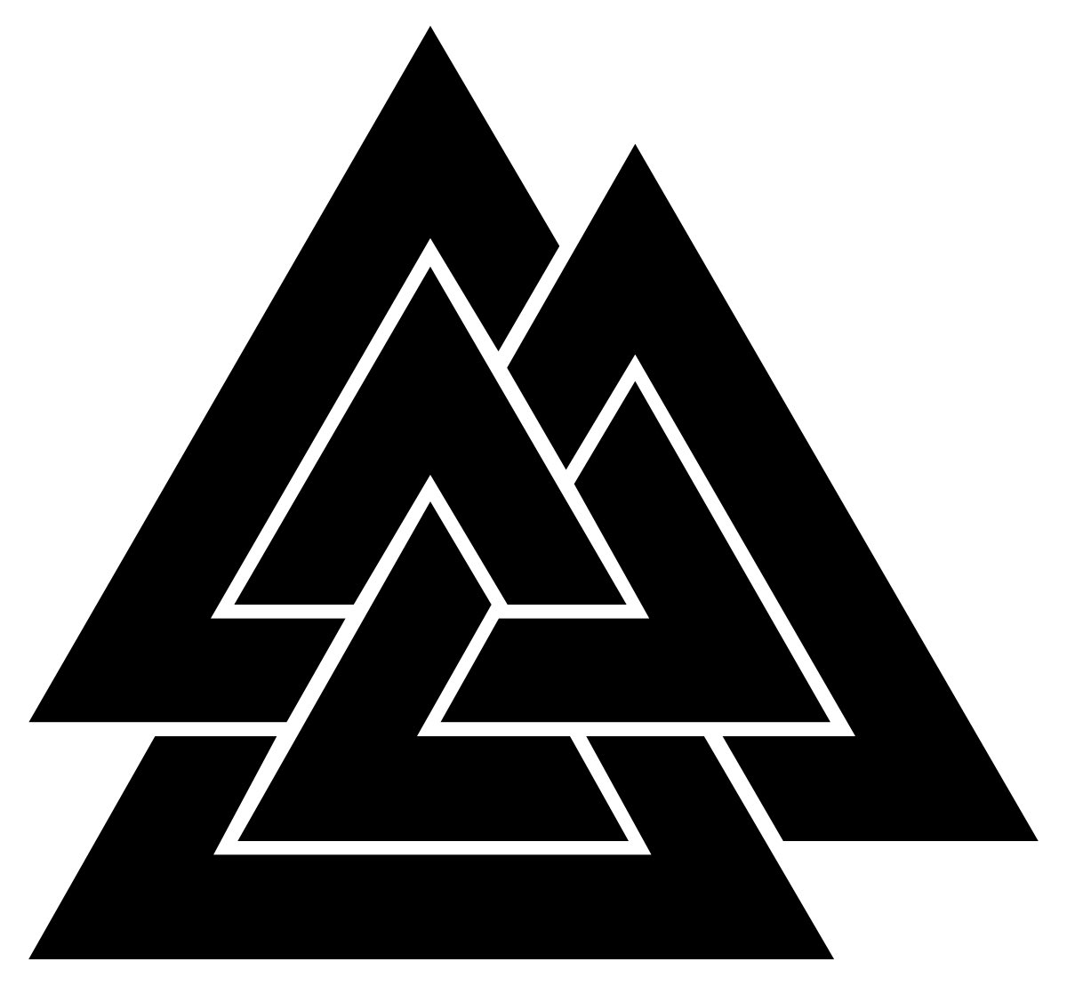 However, compare the symbol (pic1) to his tattoo (pic2) These aren’t the same. The Boylove one is a single triangular spiral. His is three interconnected triangles. That shape is known as the Valknut (picture 3)