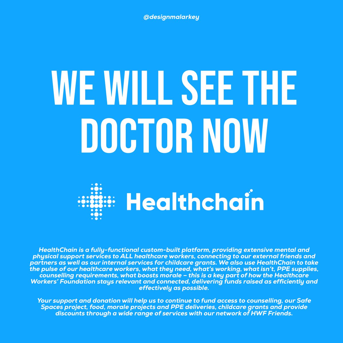 Idea to promote #HealthChain from @TheHWF @OneMinuteBriefs