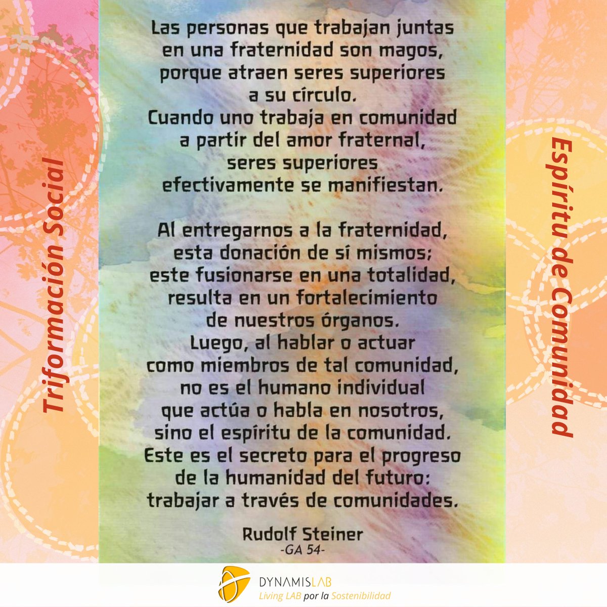 DynamisLab's tweet photo. 𝟐𝟎𝟐𝟏, año de 𝐓𝐫𝐚𝐧𝐬𝐟𝐨𝐫𝐦𝐚𝐜𝐢𝐨́𝐧, es el momento de la #𝐓𝐫𝐢𝐟𝐨𝐫𝐦𝐚𝐜𝐢𝐨́𝐧. Y en @DynamisLab nos proponemos completarla a través del #𝐄𝐬𝐩𝐢́𝐫𝐢𝐭𝐮C𝐨𝐦𝐮𝐧𝐢𝐭𝐚𝐫𝐢𝐨 🤝

Únete el 𝟐𝟓 𝐞𝐧𝐞𝐫𝐨 para iniciar el camino unid@s 👉 https://t.co/zrUJmZy8K3 https://t.co/NtpTsybXm3