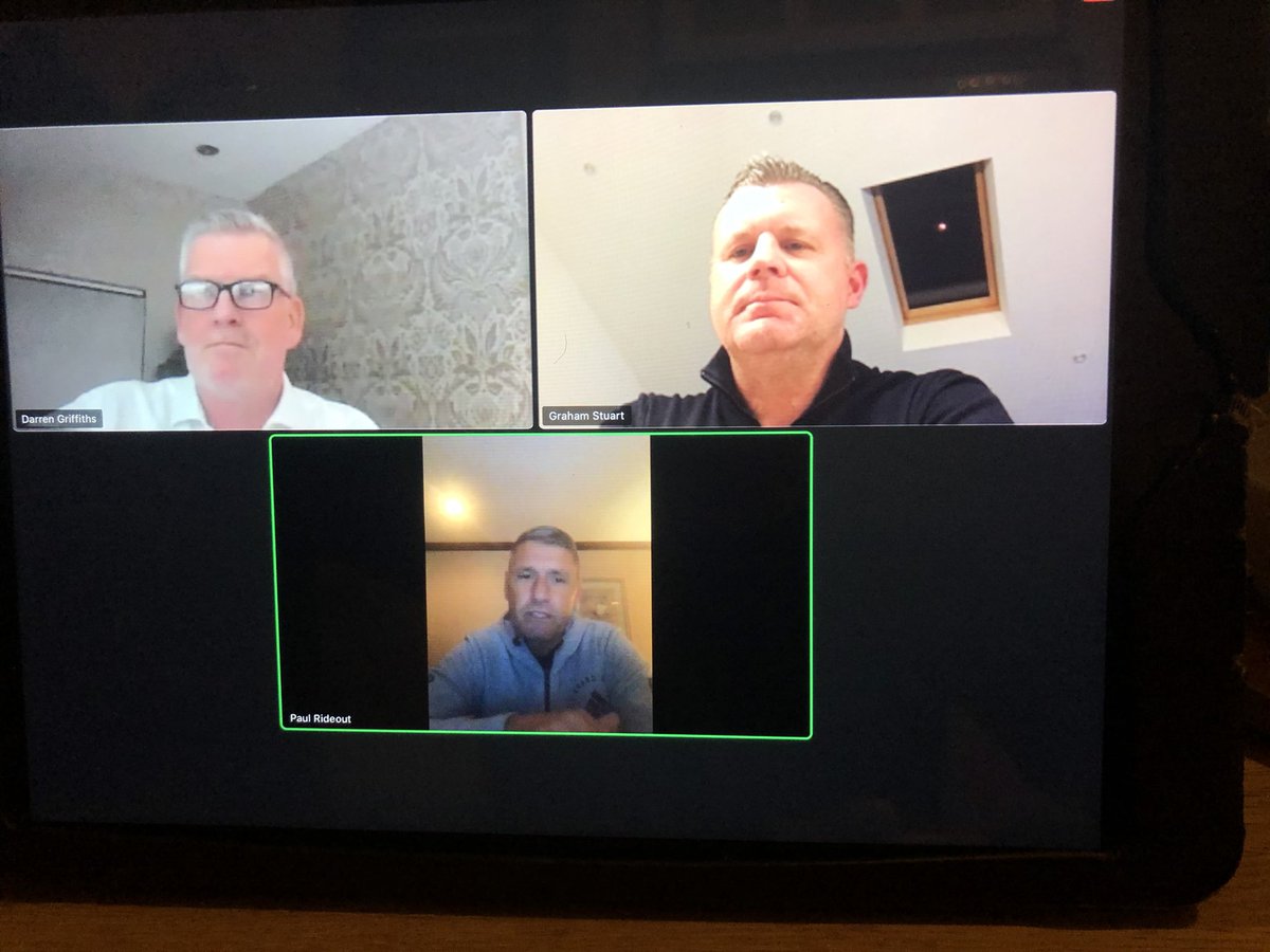 andrewrknight's tweet photo. @Everton thanks for tonight zoom chat with some blue legends #BlueFamily https://t.co/3tgwhpxhJh