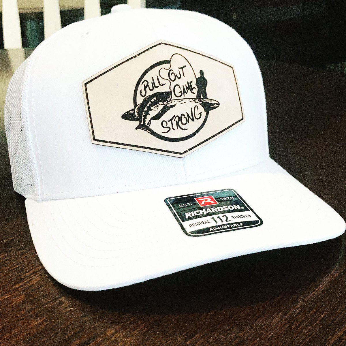 New hat 😍. Love how it came out <a href="/SafariSunShirts/">Safari Sun</a> #pulloutgamestrong #pulloutfishing #rippinlips #bassfishing #fishing #megabass #6thsenselures #safarisun