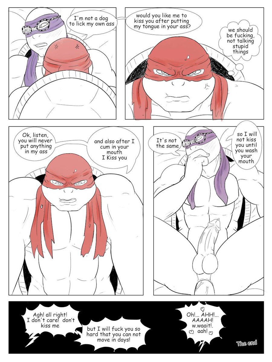 Crystalies23's tweet photo. aaah this comic is also one of my favorites! I remember that I put a lot of love in doing it!

sorry, I'm frustrated, I re-upload things when I get frustrated because I can't do the same 
#nsfw #tcest #raphatello #raphxdon https://t.co/d81PKqi2u7