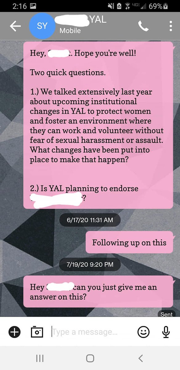 THREAD: I'm speaking up about my experience with sexual misconduct at Young Americans for Liberty @YALiberty  #YALtoo