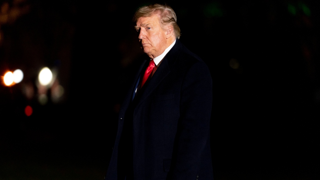 CTVNews's tweet photo. BREAKING: Twitter suspends Trump from its platform, citing 'risk of further incitement of violence.'
 https://t.co/7kyWpOVgsi https://t.co/CY4i7CCO1b