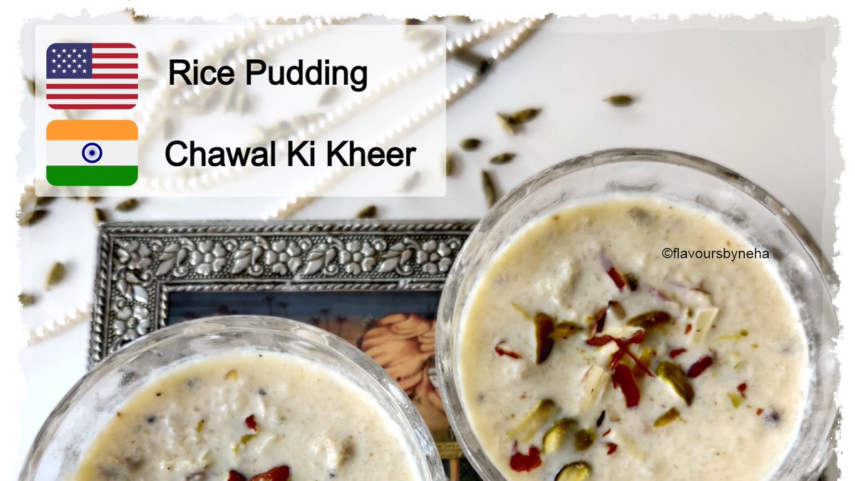 flavoursbyneha's tweet photo. #USAvsIndia #indiavsusa #USvsIndia 
🇺🇸 Rice Pudding 
🇮🇳 Chawal Ki Kheer https://t.co/r3mP7WEt0Y