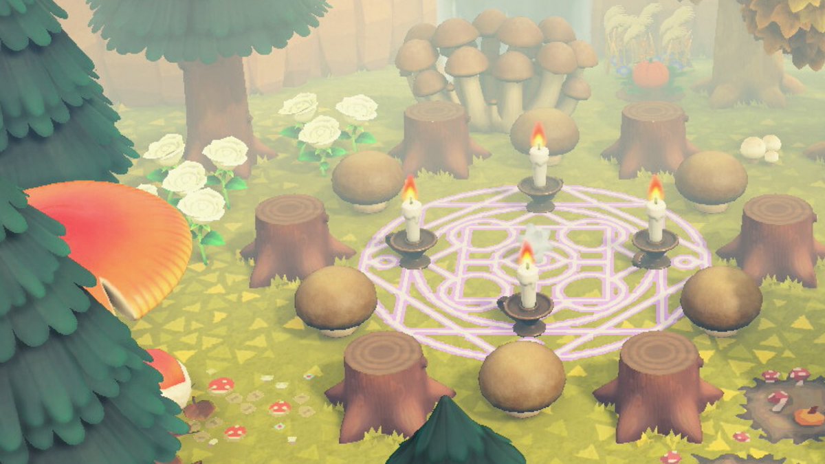 nook_lings's tweet photo. Welcome to Yonder, where nothing is quite as it seems.... 🍄🍂🌿🍄

#acnh #dreamaddress #dreamtown #AnimalCrossingNewHorizions https://t.co/g1AB5aVfva