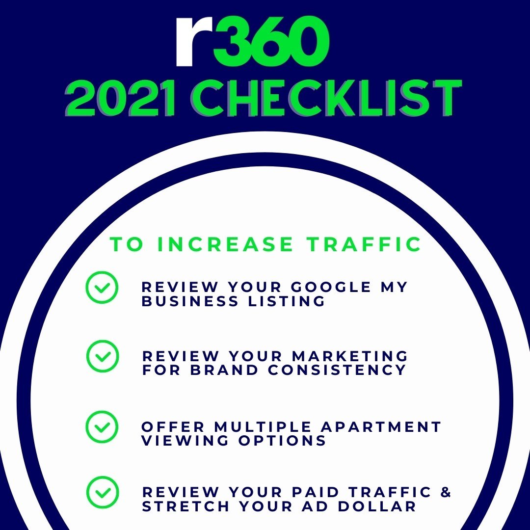 Resident360's tweet photo. As we focus on what's ahead for 2021, here are four strategies that will help bring traffic to your properties during the winter season and beyond! #apartmentleasing #leasing #multifamily #multifamilyproperty #apartmentmarketing #multifamilymarketing #apartmentmarketing #leaseup https://t.co/aFYpHQNXnz