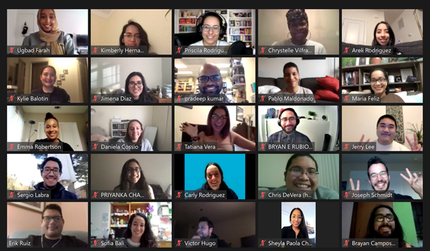 josie_mcgowan's tweet photo. Just met the most amazing group of scientists (virtually) -- proud to be part of the inaugural @cientificolatin Graduate Student Engagement and Community (GSEC) program! Already inspired by my peers :') https://t.co/vQgqFxHW4f