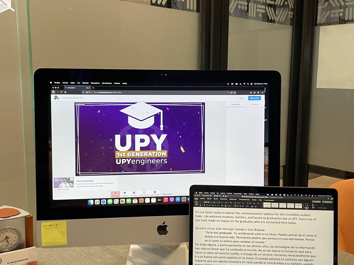 gildardo's tweet photo. About to start... @UPYucatan https://t.co/7zBSkiUpxK