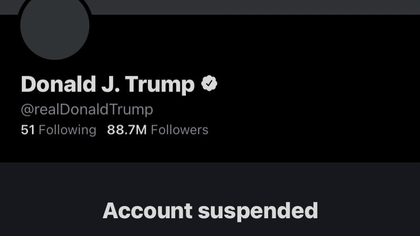unangst's tweet image. Finally, Trump Twitter account permanently suspended. google.com/amp/s/www.nyti… #TrumpTwitterBan #TrumpTwitter