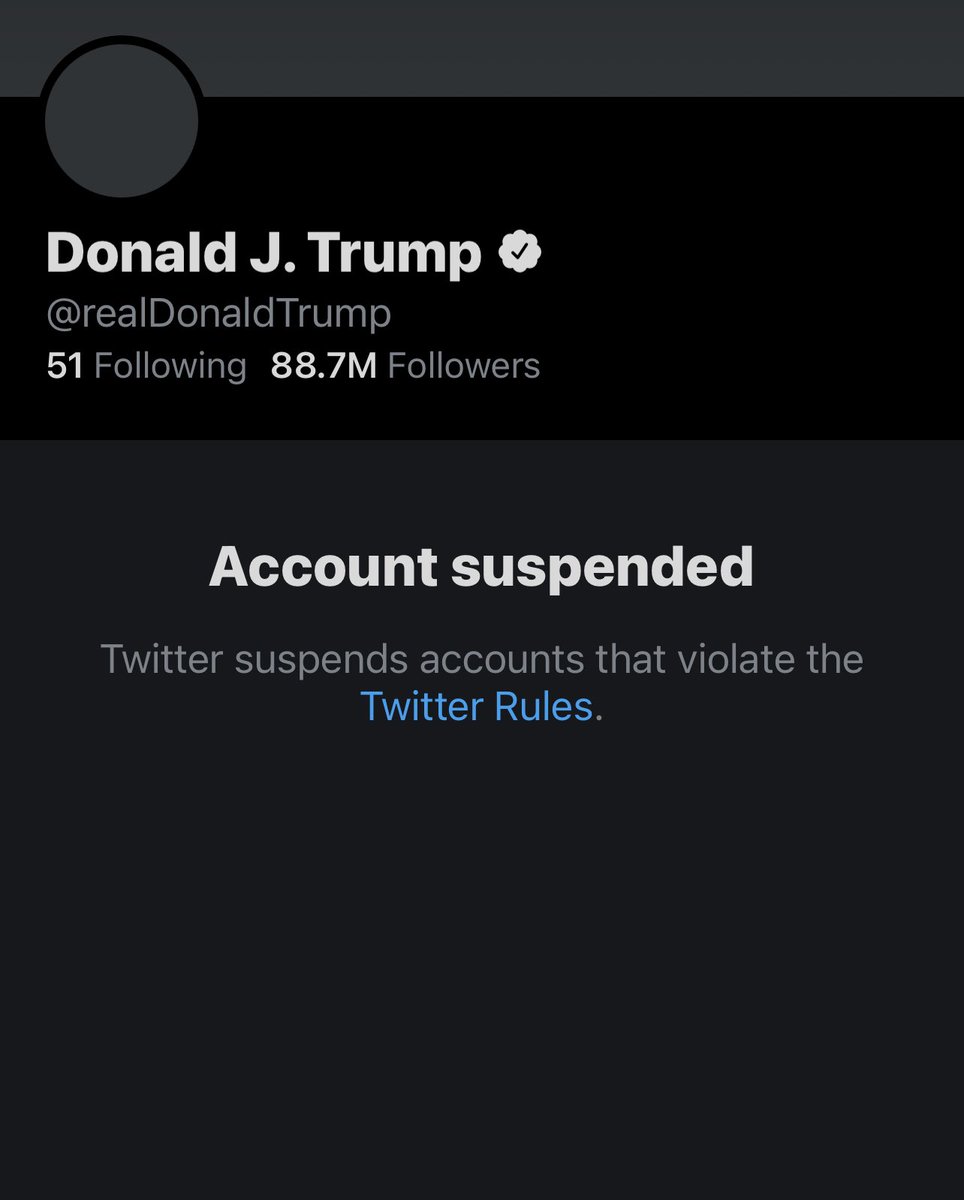 oMD40's tweet photo. #ImpeachTrumpNow #SuspendTrumpsAccount #suspended https://t.co/wyKatP9pKi