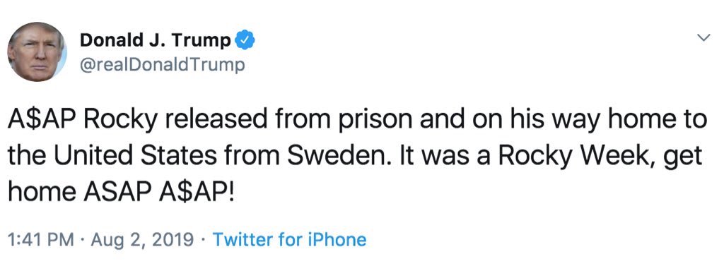 KingWow's tweet photo. Trump should’ve BEEN suspended for this tweet alone 💀 https://t.co/QjO2q6Govz