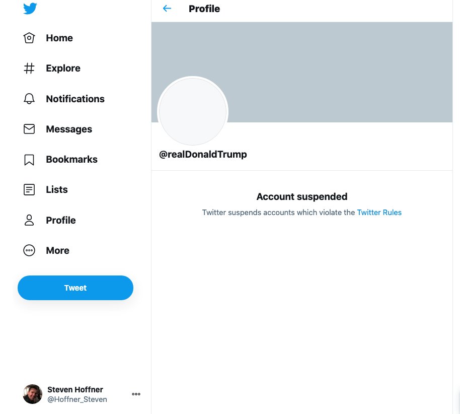 Peace out bruh <a href="/realDonaldTrump/">Donald J. Trump</a>