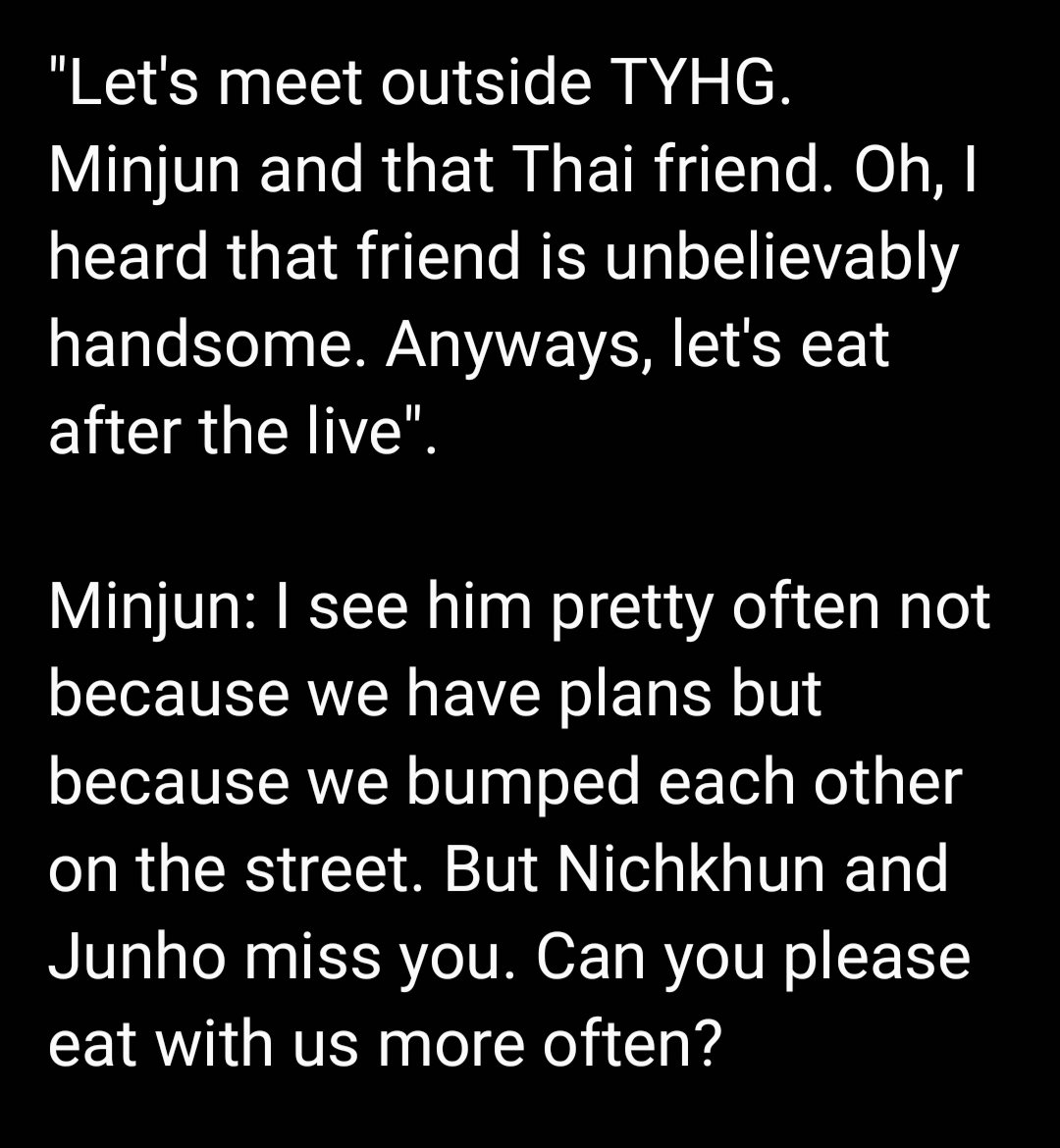 The first letter they read is Nichkhun's letter to Wooyoung. NK basically tells WY he should meet them more often and then they have an exchange and Woo explains why he does that #Jun_K  #ジュンケイ  #NICHKHUN  #닉쿤  #ニックン  #นิชคุณ  #尼坤  #장우영  #ウヨン  #Wooyoung  #JangWooyoung