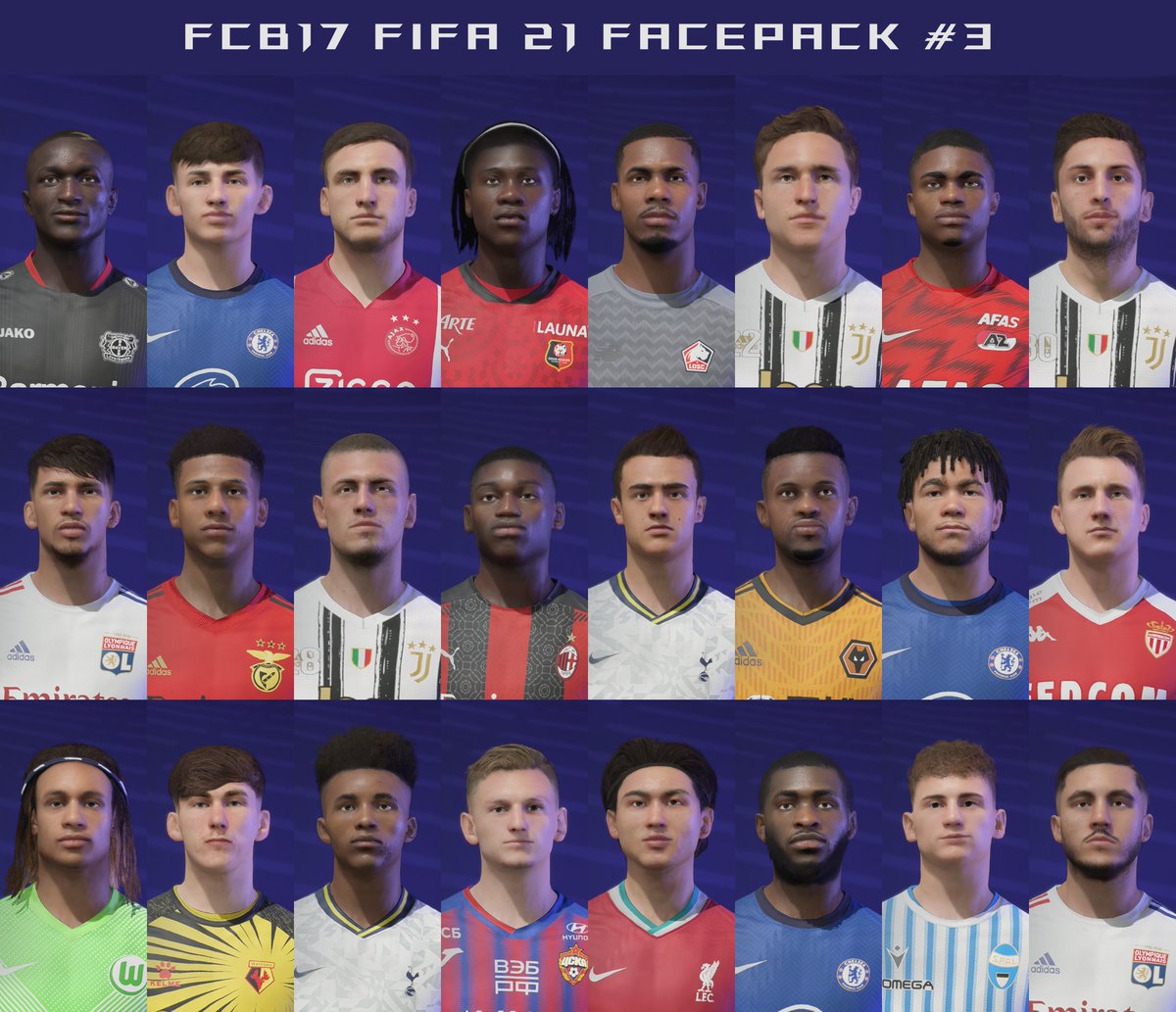 FIFA 23: FCB17 Facepack