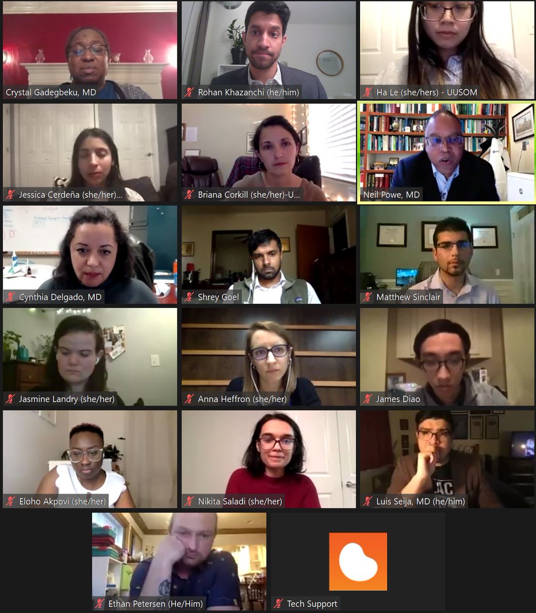 Testimony just finished. ALL THIRTEEN TRAINEES testified in support of removing race from eGFR. The future of medicine has spoken -- we are looking to our medical community for the leadership & courage to change. @NKF  @ASNKidney #RacismNotRace  #EndRaceBasedMedicine  #NKFASNforum