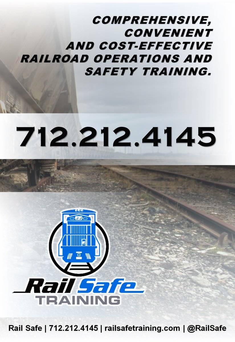 Kick off the new year on the right track! Learn about Rail Safe's comprehensive rail safety training programs at railsafetraining.com.  

#railroad #industrial #rail #safety #training