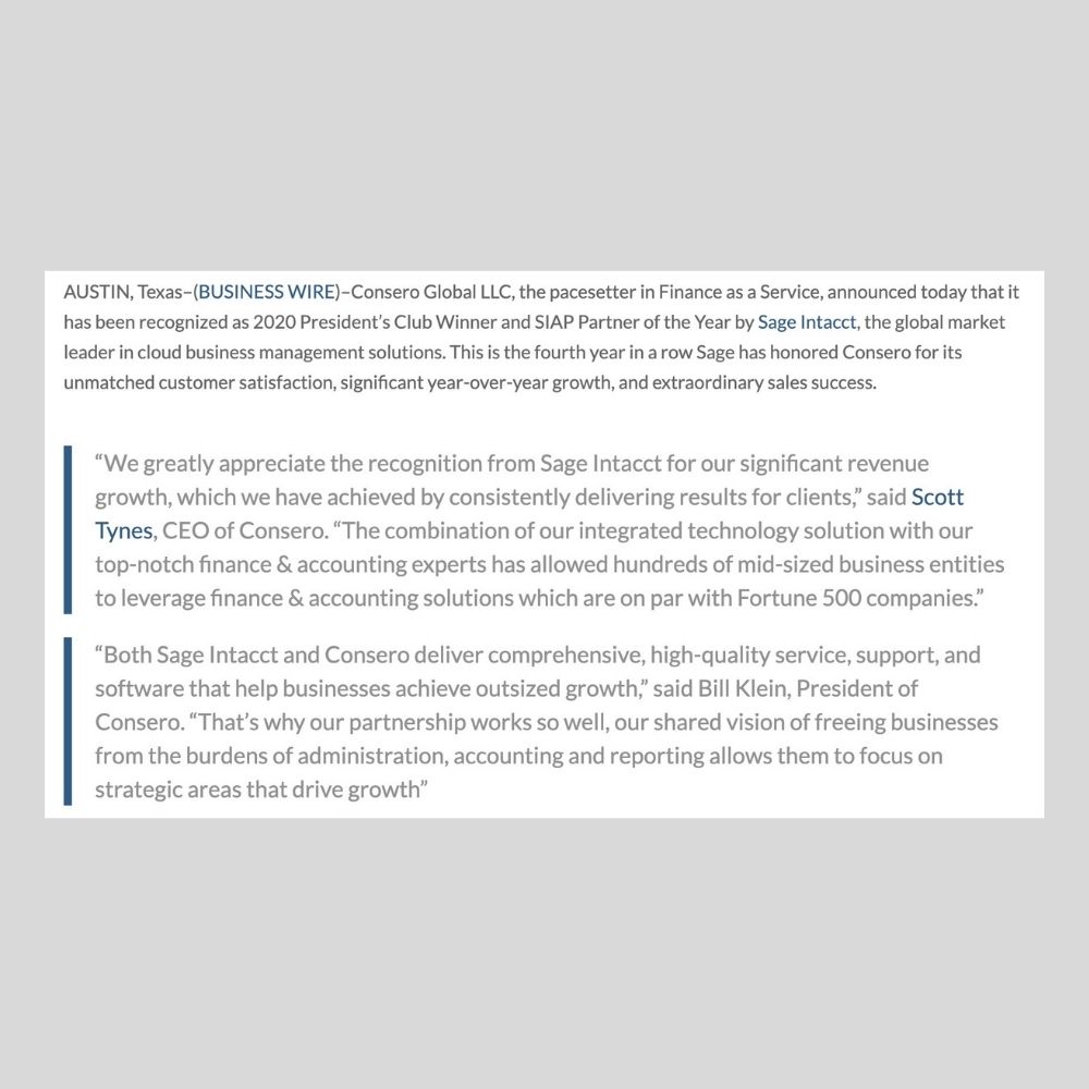 Consero Global LLC tweet media