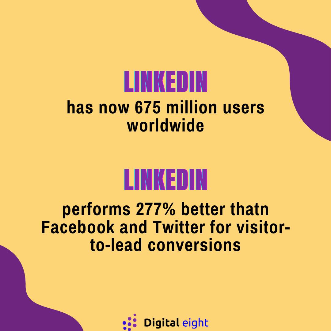 DigitalEight2's tweet image. It is evident that a robust LinkedIn marketing strategy is crucial for the success of your business. It can help you build brand awareness, increase website traffic, generate quality leads, and much more.