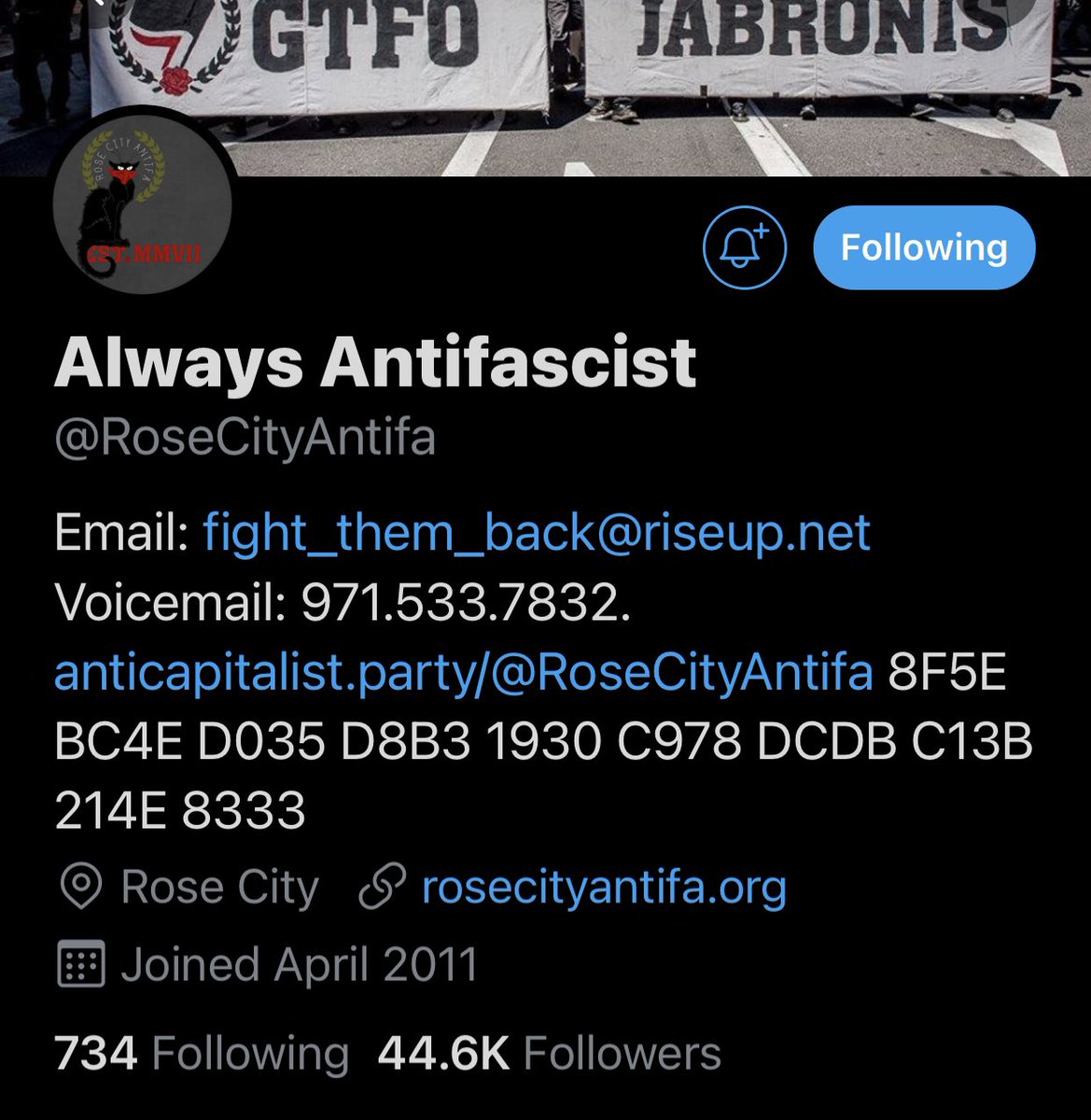 MrAndyNgo's tweet image. Twitter still allows these Portland antifa groups to organize, promote and/or incite violence on the platform:
