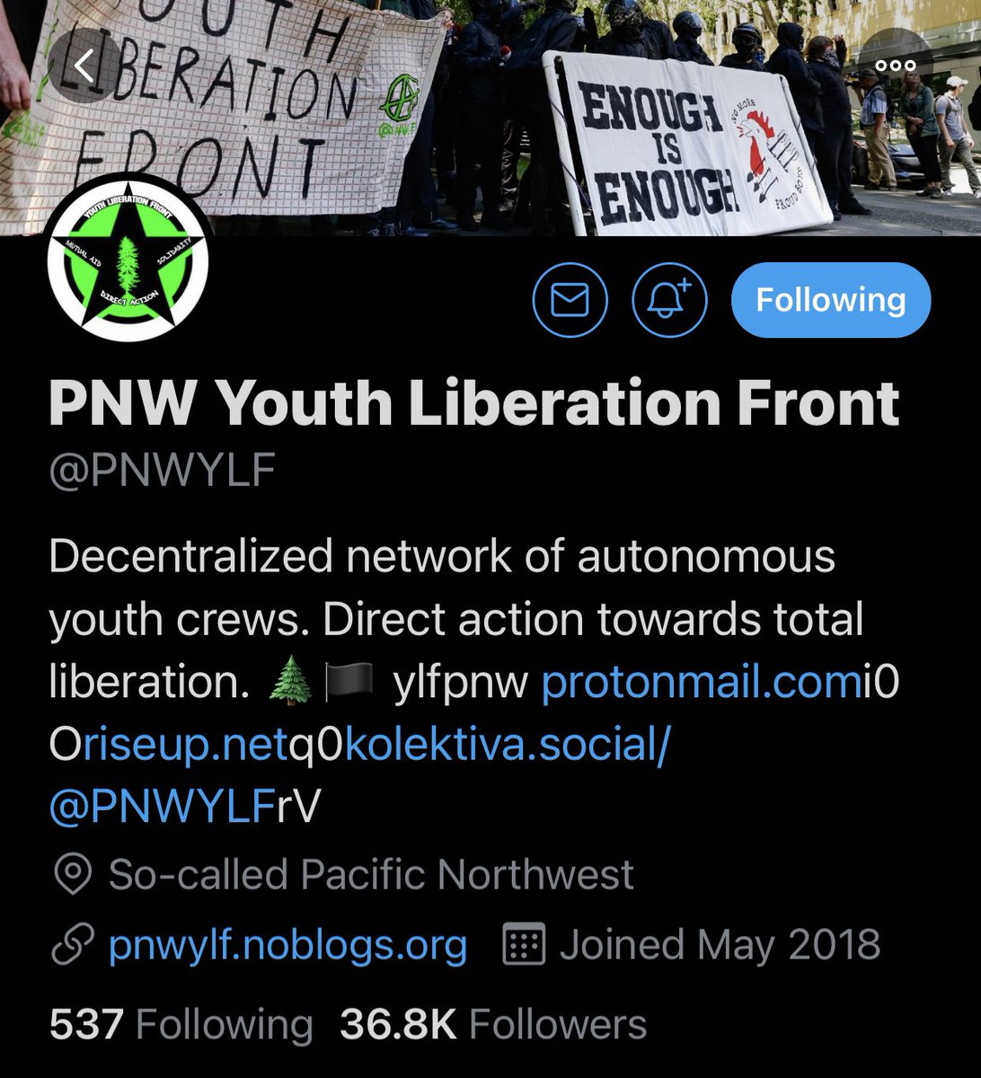 MrAndyNgo's tweet image. Twitter still allows these Portland antifa groups to organize, promote and/or incite violence on the platform: