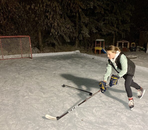 NCIBantamElite's tweet photo. Between google workouts, team challenges, paint nights, gingerbread house decorating and and of course skating on an  ODR the  girls are keeping busy and positive.  #watchmyimpact #AFHL https://t.co/Veh9732McK