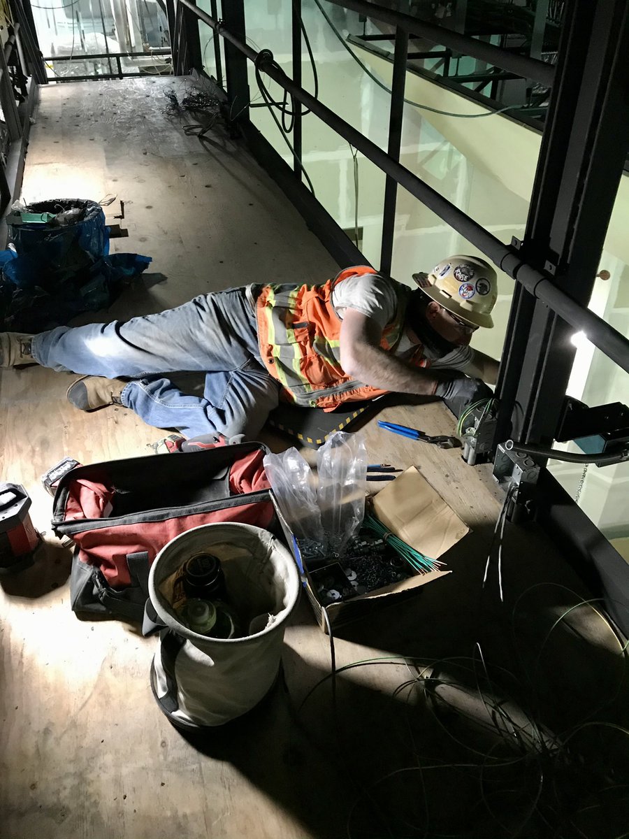 IBEW569's tweet photo. #IBEW569 members working for @MorrowMeadows on the electrical, lighting, and data rooms while running conduit and pulling wire at #SouthwesternCollege Performing Arts and Cultural Center.
⚡️⚡️⚡️
#IBEW #UnionStrong #Construction #electrician #PLAsWork #LocalHire #1u https://t.co/0j0Mkf7Ro7