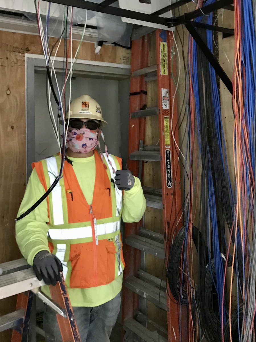IBEW569's tweet photo. #IBEW569 members working for @MorrowMeadows on the electrical, lighting, and data rooms while running conduit and pulling wire at #SouthwesternCollege Performing Arts and Cultural Center.
⚡️⚡️⚡️
#IBEW #UnionStrong #Construction #electrician #PLAsWork #LocalHire #1u https://t.co/0j0Mkf7Ro7