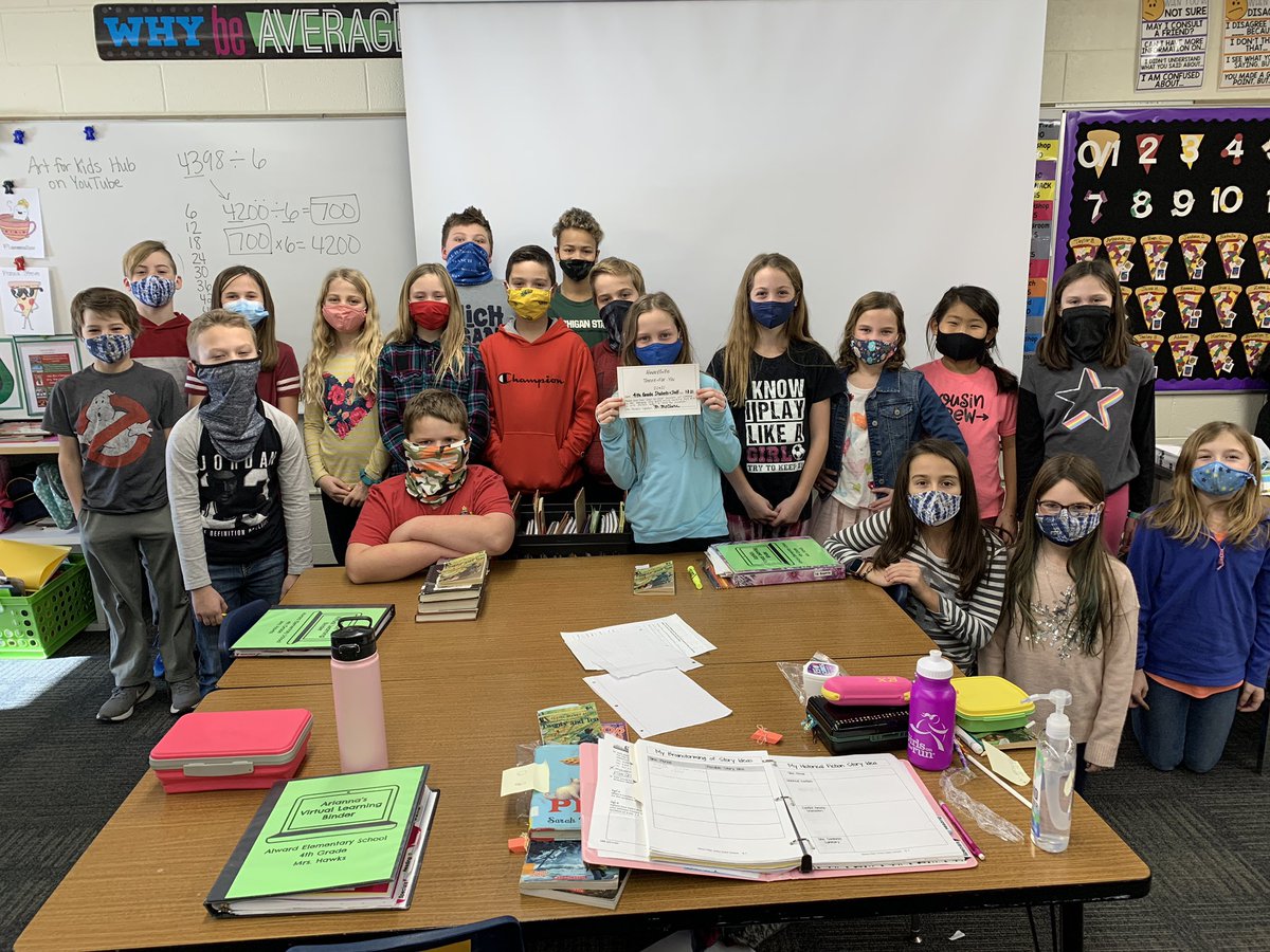 AlwardElem's tweet photo. On Fridays, we will be spreading some Alward Good News! It was so much fun to recognize students &amp; staff for the “good” things they are doing at school! Seeing students’ and staff’s faces light up was so uplifting and needed!!! #aesgoodnewsfridays #aessoars https://t.co/M8YPuxGxO2