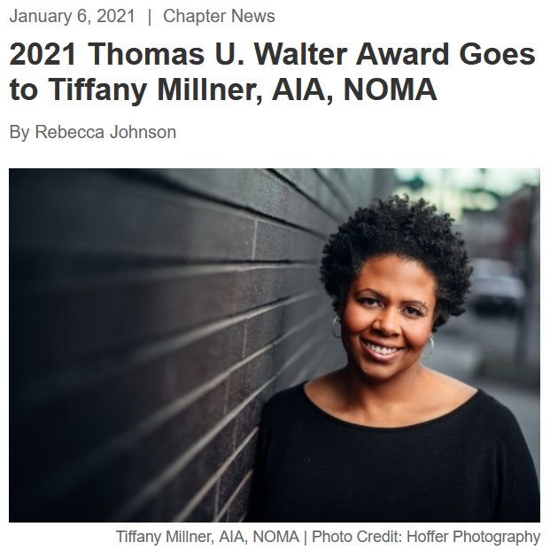 ACEMentor's tweet photo. “I am extremely honored to be receiving the award and humbled to be among such an elite cohort of past award winners. I look forward to advancing its legacy and will continue to utilize my gifts to be an effective change agent in the architectural community and beyond.”
Congrats! https://t.co/qdNeYhX7jl