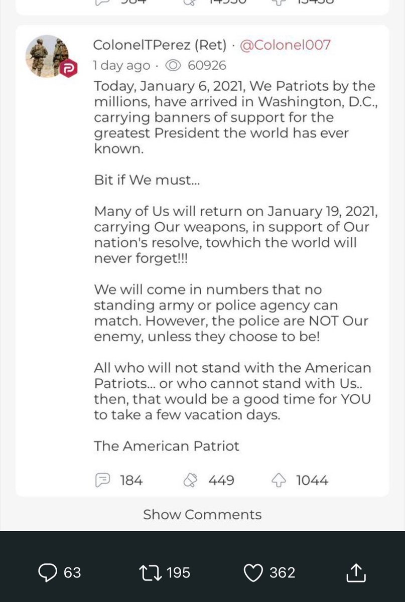 tgeritchey's tweet photo. @parlertakes https://t.co/qYZ7Rxs25e
