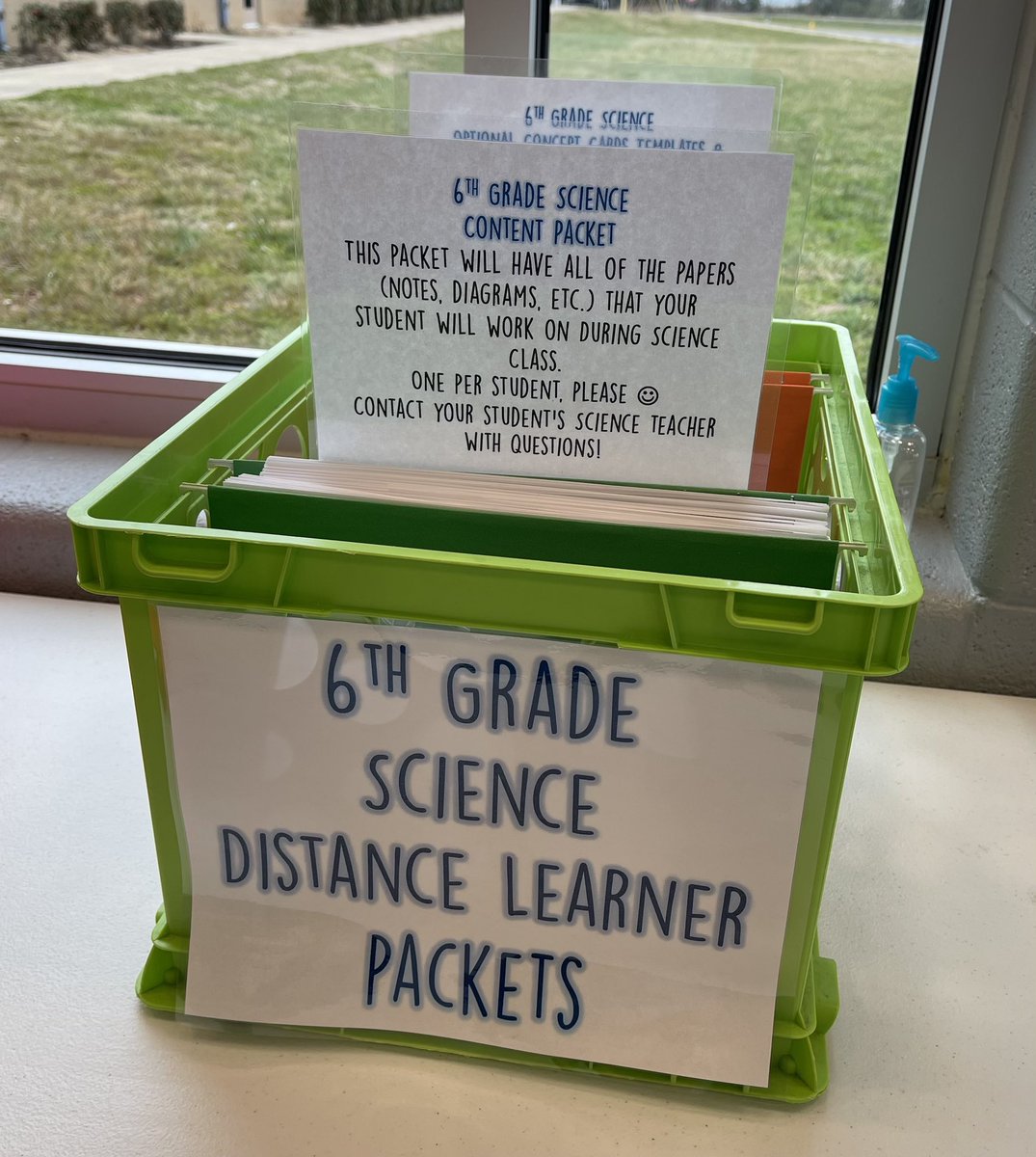 tubbteam's tweet photo. Hey, #tubbteam &amp; @kaplankrew distance learners (traditional learners get them in class): Ms. Kaplan &amp; I made packets of reference guides, diagrams, maps, etc. for climate &amp; weather! Stop by @RockyForkMS office to get one if you want! Can’t wait to see you Monday! 💙🥰⚡️ https://t.co/w8JEqdDw31