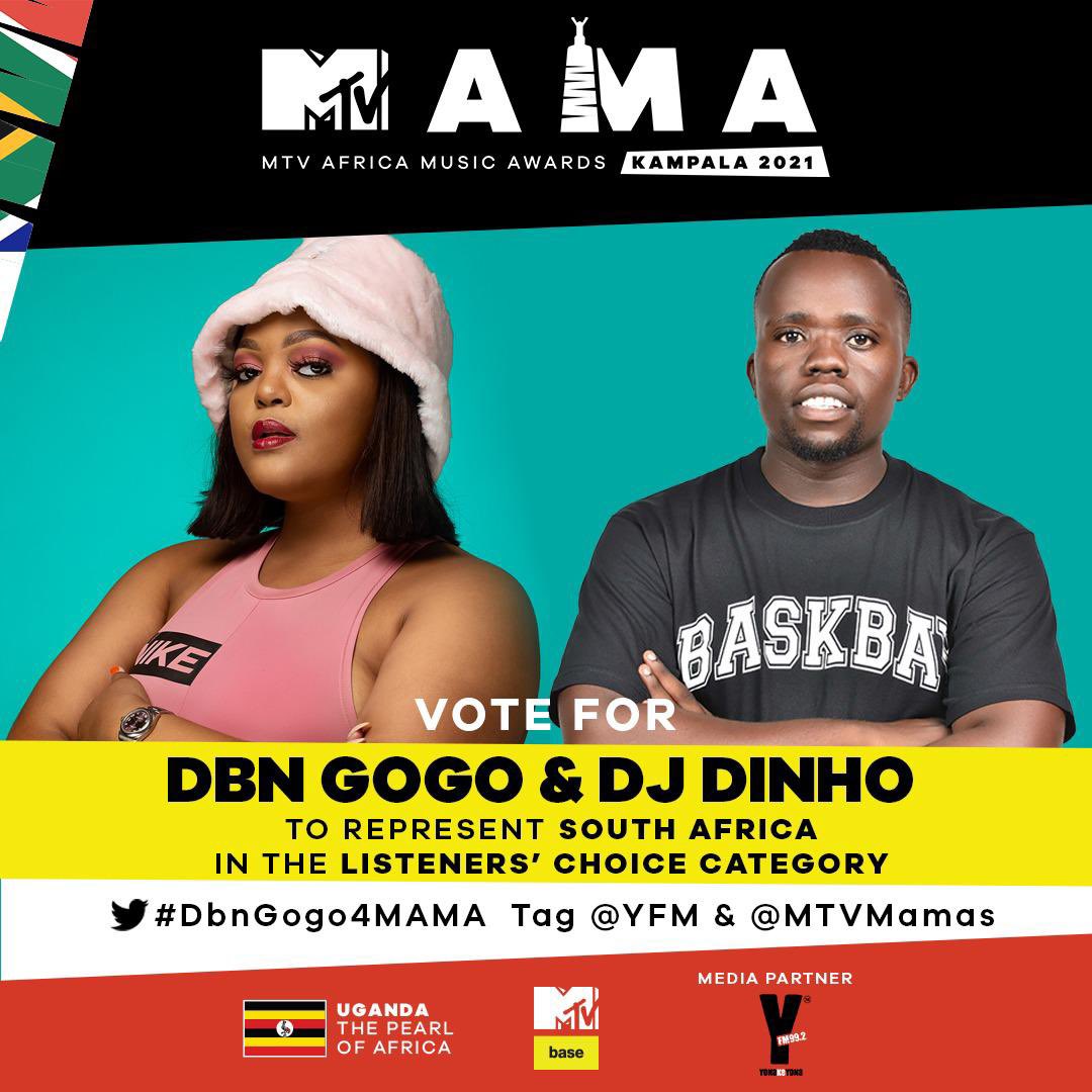 Come on let's vote  <a href="/DBNGOGO/">uMaka Mah 👵🏽</a>  <a href="/Yfm/">Y</a> <a href="/mtvmamas/">mtvmamas</a>