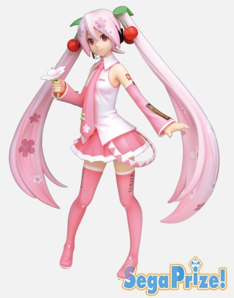 next we have sega's sakura miku prize figure!!