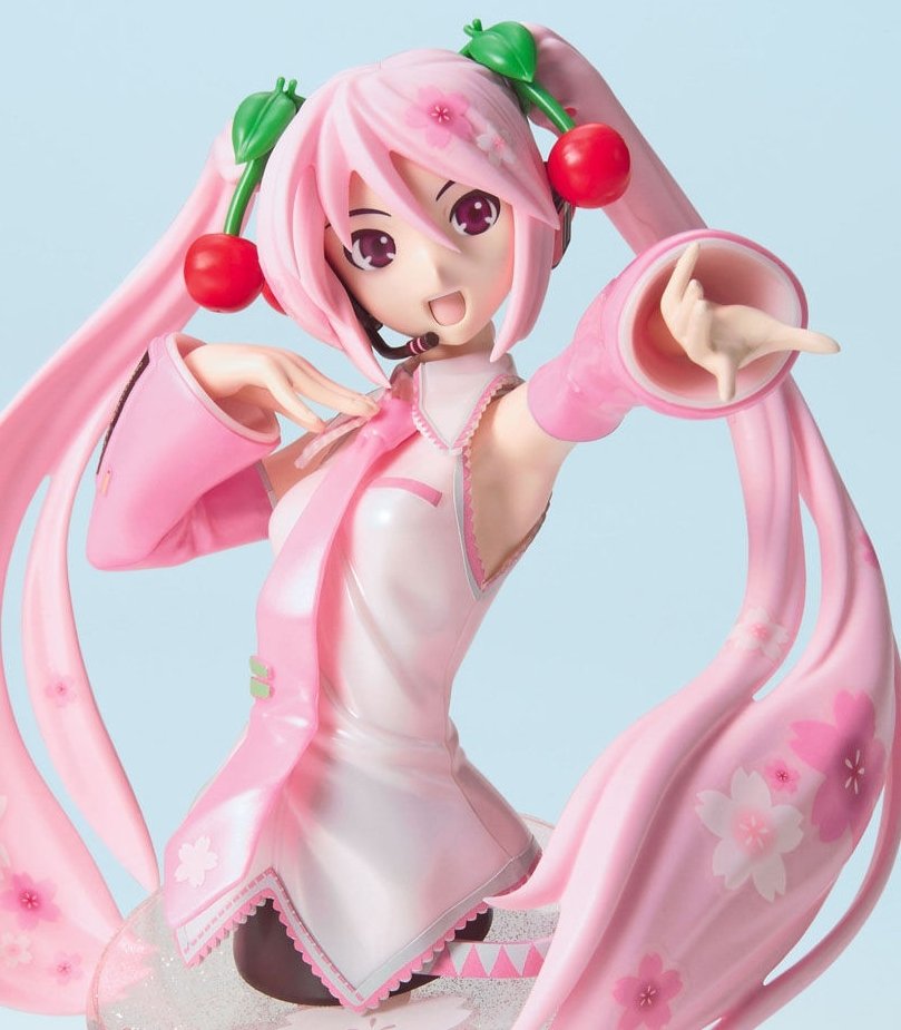 next we have this sakura miku figure by bandai!