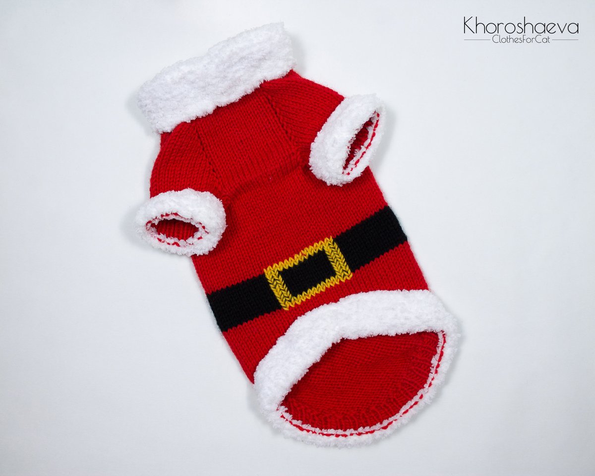 ClothesForCat's tweet photo. Excited to share the latest addition to my #etsy shop: Christmas Seamless sweater for THIN cat knitting pattern + The pattern supplement // Cat santa sweater https://t.co/k3aR8UDdIJ #barbatmitzvah #christmas #knitting #christmascostume #catknittingpattern #christmasswe https://t.co/utKxaQHsZL