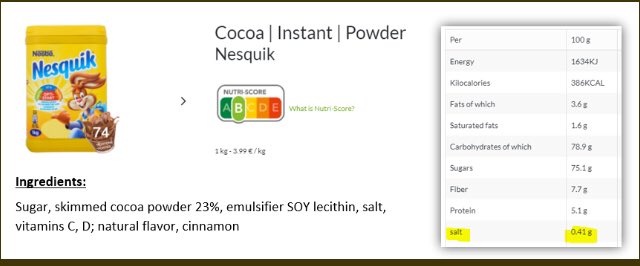 jncorb's tweet photo. Parece que el salchichón ibérico y el aceite de oliva son menos sanos que el Nesquik con el sistema etiquetado #Nutriscore. Se penaliza la dieta mediterránea.... @consumogob @mapagob https://t.co/3PjJDdjTjs