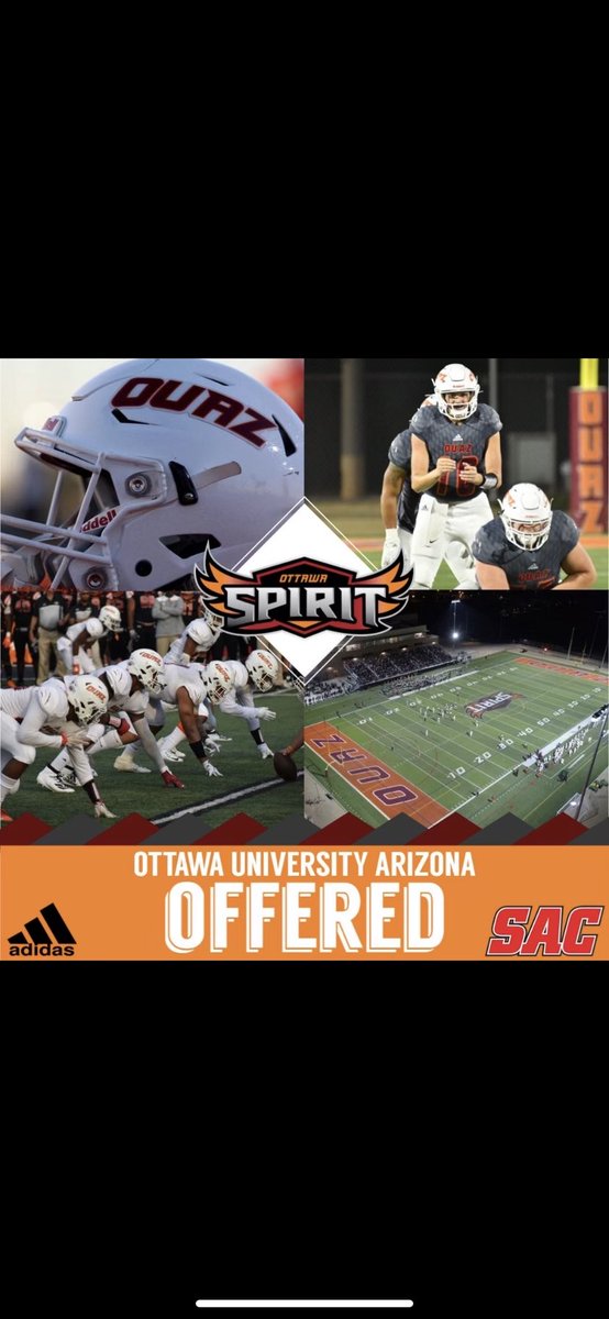 Ian__davis's tweet photo. Blessed to receive an offer from one of the top naia schools in the nation @OUAZFootball https://t.co/kfvbuwgPSc