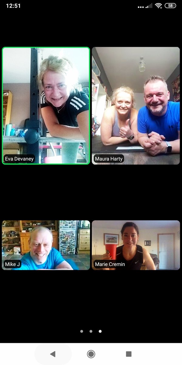EvaCatDev's tweet photo. Loved my first zoom camp in 2021. May them last until we can meet in the park again 😍 #WFH #trainwithfriends https://t.co/3RJKnExDMW