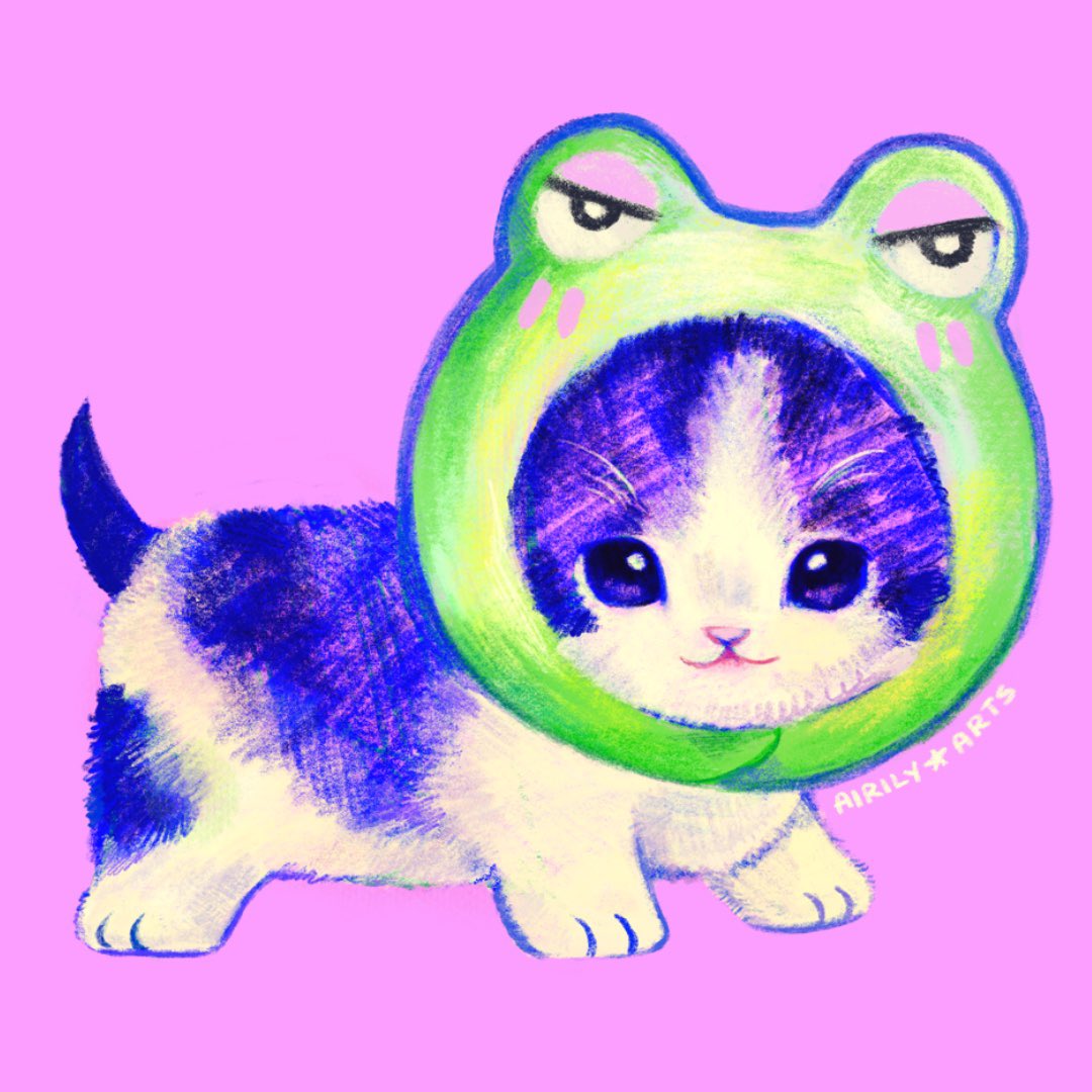 「Can I interest u in a ? FROGGY CAT ? 」|🌈 Airily Arts 🌈🎉のイラスト