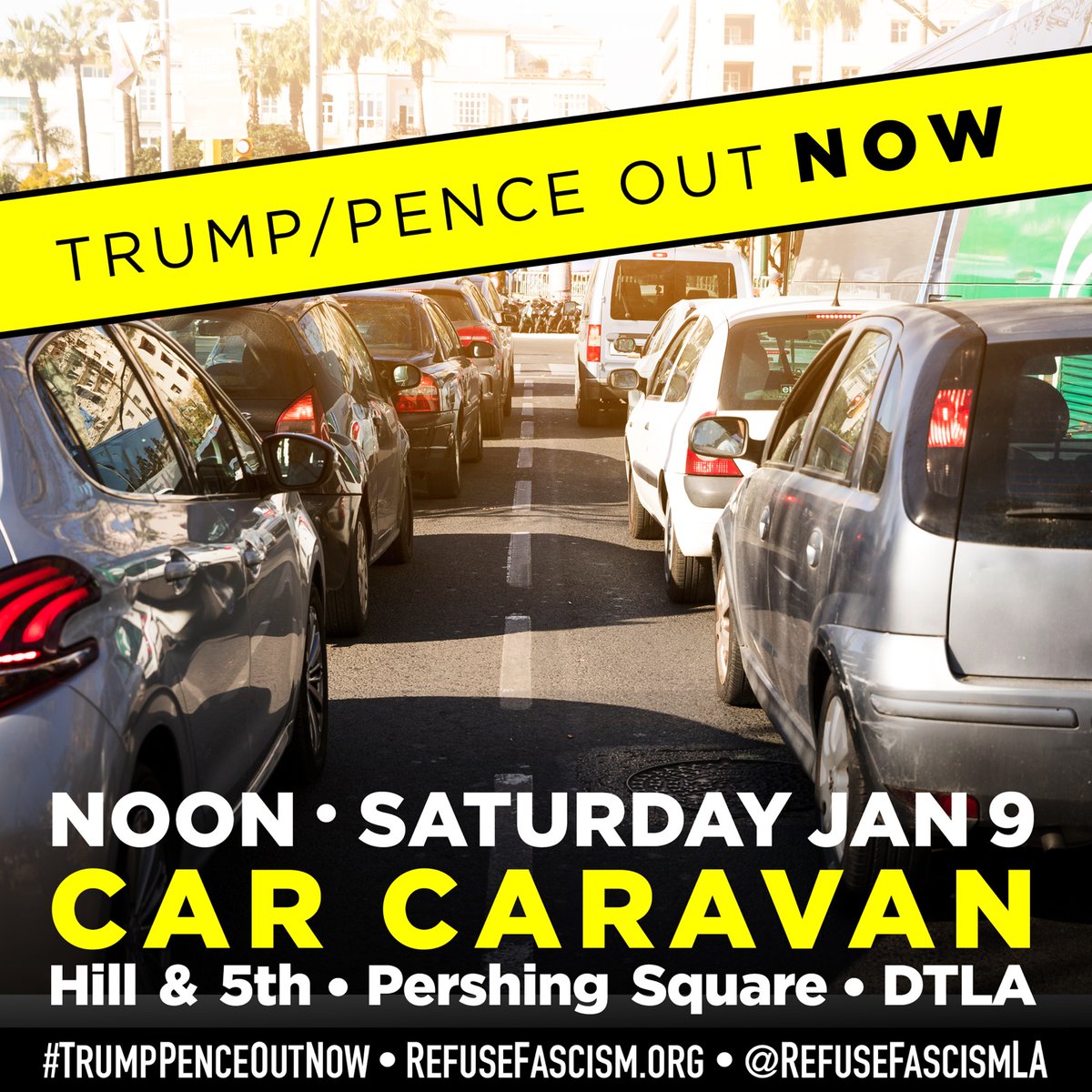 PressRefuseLA's tweet image. Car Caravan starting at Pershing Square in DTLA at Noon.

Press Release: madmimi.com/p/26fac11?pact…