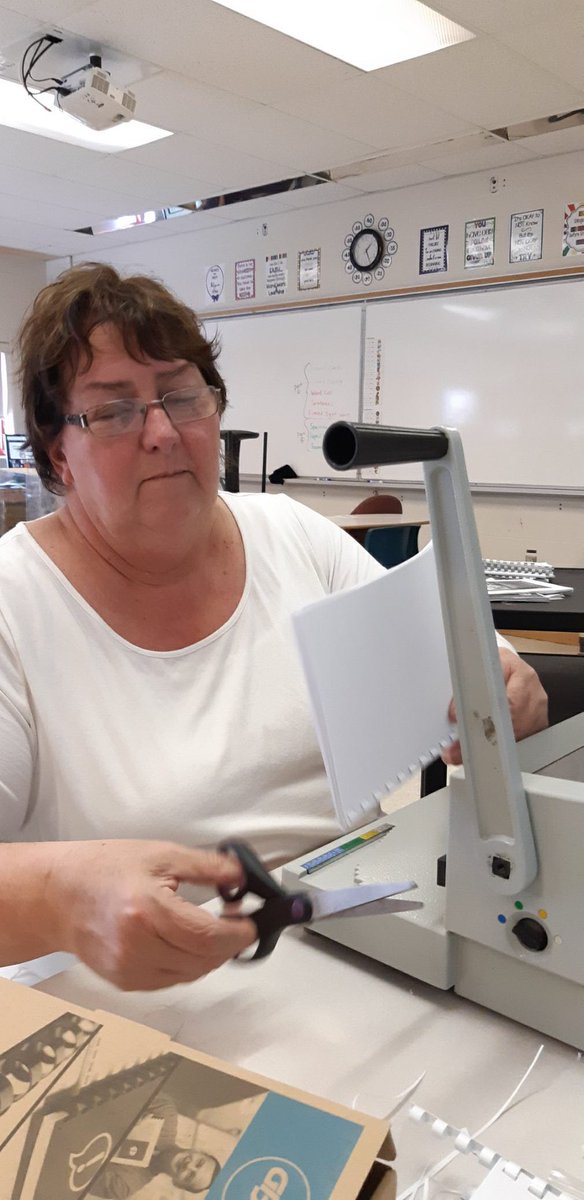 StAndrewJunior's tweet photo. We had a very productive week at SAJS, with exciting professional development & preparations for students. Check out Mr.MacDonald learning to embed his voice with Gaelic language in google forms, our TAs work and breakfast program getting stocked up. #SRCEpd https://t.co/M7pNl23FLp
