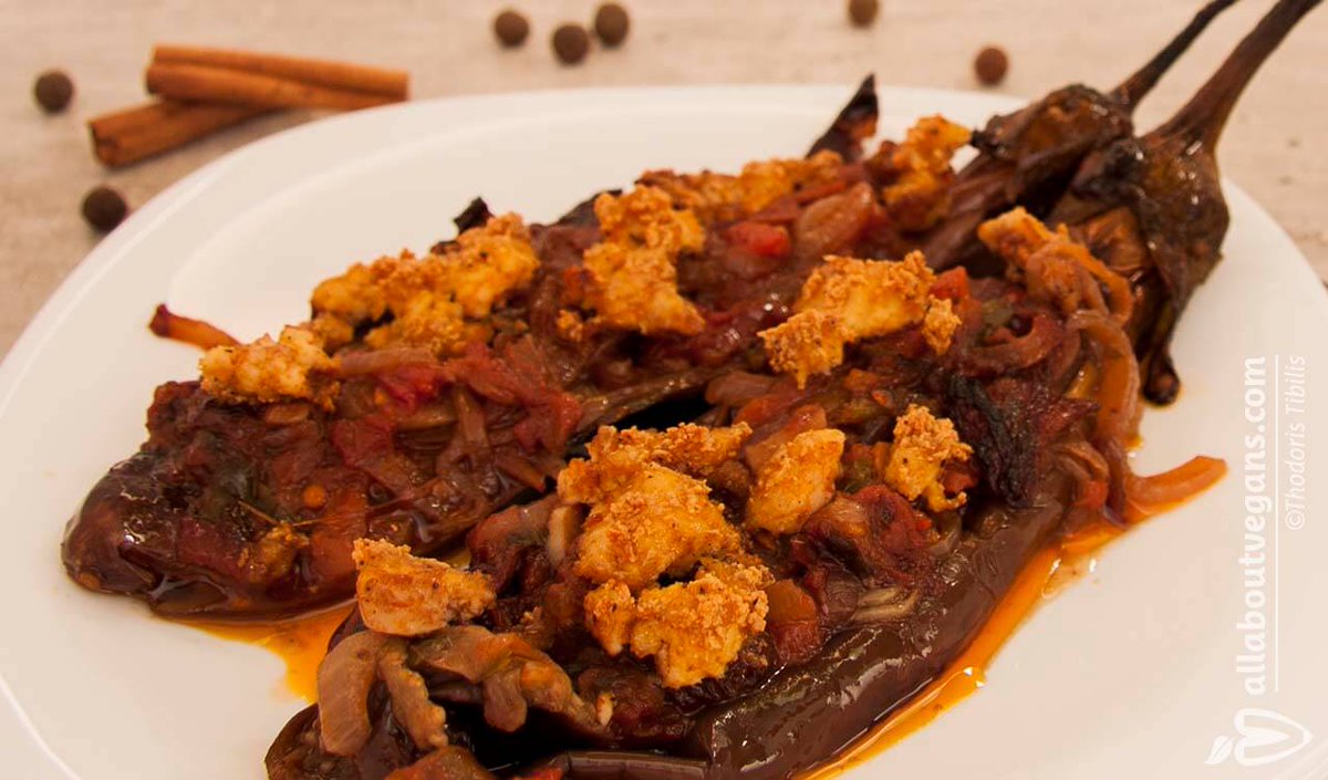 AllVegansBlog's tweet photo. Vegan imam bayildi! A delicious, easy and quick vegan recipe, without frying, with only half a cup of olive oil and crispy tofu that literally makes it stand out!

https://t.co/cqmo9iMvQ2

#vegans #eggplants #fasting #lenten #vegetarian #plantbased #allaboutvegans https://t.co/pvn5CV94vn