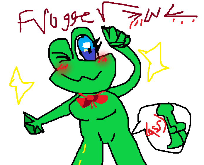 jarchiereggie's tweet photo. i have paint 3d on my new computer and im osbsessed. so much fun (featuring shitty frogger mouse drawings as well) https://t.co/O9Mh0NnnOU