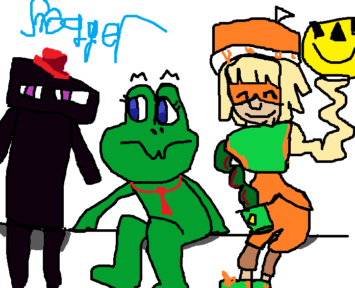 jarchiereggie's tweet photo. i have paint 3d on my new computer and im osbsessed. so much fun (featuring shitty frogger mouse drawings as well) https://t.co/O9Mh0NnnOU
