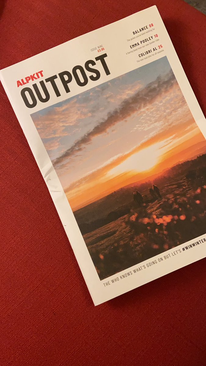 stulangridge's tweet photo. Good to see some nice print. @Alpkit doing a great job as always. @Sonder_bikes #foundation #outpost #winwinter https://t.co/rSAv0qS0w8