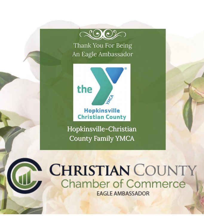 A special thank you to the Hopkinsville Christian County Family YMCA for being an Eagle Ambassador supporter this year!